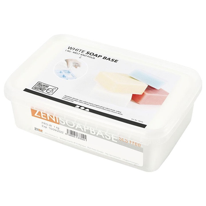 Baza mydlana glicerynowa biała - 1 kg | Artmie