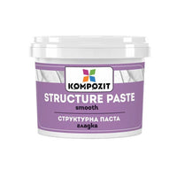 Biała gładka pasta strukturalna od Kompozit | różne objętości | Artmie