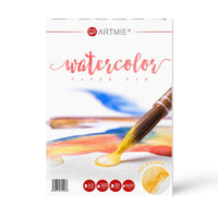 Blok papierów akwarelowych ARTMIE hot press 20 arkuszy | różne formaty | Artmie
