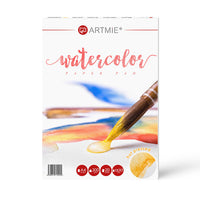 Blok papierów akwarelowych ARTMIE hot press 20 arkuszy | różne formaty | Artmie