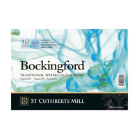 Blok akwarelowy CANSON St Cuthberts Bockingford 300 g/m² 12 arkuszy spirala 18 – 41 cm