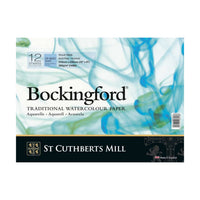 Blok akwarelowy CANSON St Cuthberts Bockingford 300 g/m² 12 arkuszy spirala 18 – 41 cm