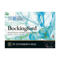Blok akwarelowy CANSON St Cuthberts Bockingford 300 g/m² 12 arkuszy spirala 18 – 41 cm