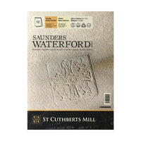 Blok akwarelowy CANSON St Cuthberts Saunders Rough 300 g/m² biały 12 arkuszy – 23 x 31 cm
