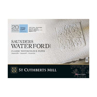 Blok akwarelowy CANSON St Cuthberts Saunders Waterford CP biały 300 g/m² 20 arkuszy – 26 – 51 cm