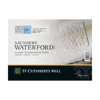 Blok akwarelowy CANSON St Cuthberts Saunders Waterford CP biały 300 g/m² 20 arkuszy – 26 – 51 cm