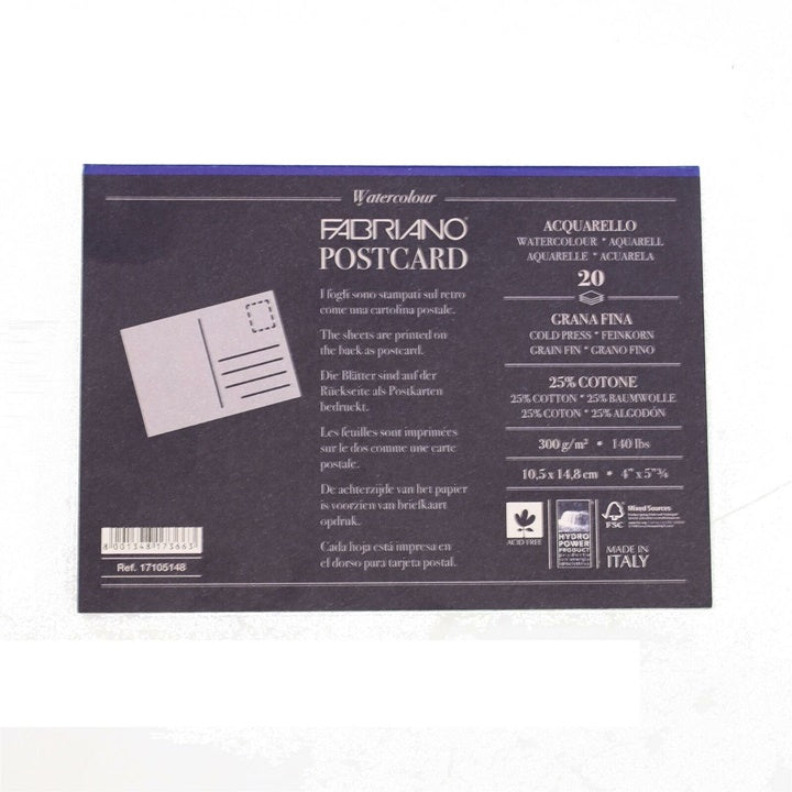 Blok akwarelowy FABRIANO postcard 20 arkusze | Artmie