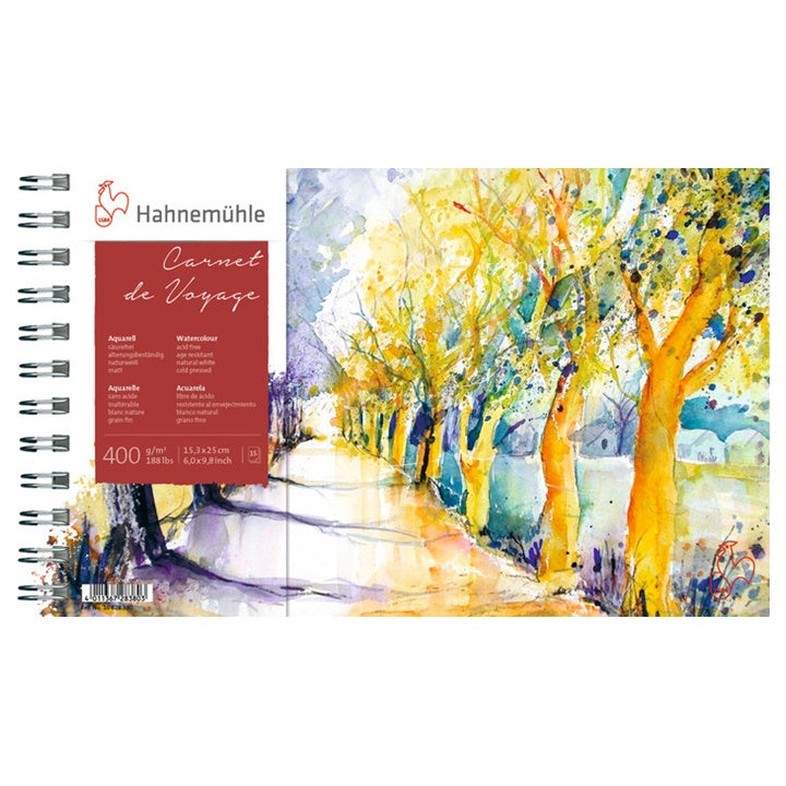 Blok akwarelowy HAHNEMÜHLE CARNET DE VOYAGE 15,3 x 25 cm | Artmie