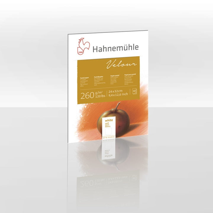 Blok białego papieru pastelowego HAHNEMÜHLE VELOUR | Artmie
