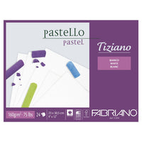 Blok białych papierów do pasteli FABRIANO Tiziano | różne wymiary | Artmie