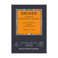 Blok do akwareli ARCHES Aquarelle szorstki naturalna biel 300 g/m² – 12 arkuszy