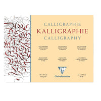 Blok do kaligrafii CLAIREFONTAINE Ivory 130 g 25 arkuszy – 24 x 30 cm