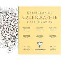 Blok do kaligrafii CLAIREFONTAINE Ivory 130 g 25 arkuszy – 24 x 30 cm