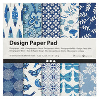 Blok do scrapbookingu Blue 15,2 x 15,2 cm - 50 arkuszy | Artmie