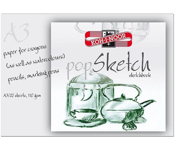 Blok do szkicowania POP SKETCH KOH-I-NOOR A4/A3 | różne formaty | Artmie