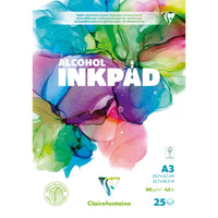 Blok do tuszy alkoholowych CLAIREFONTAINE 90 g/m² A5 – A3 - 25 arkuszy