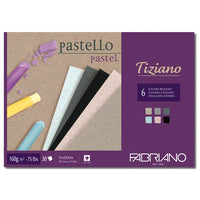Blok kolorowych papierów do pasteli FABRIANO Tiziano | różne wymiary | Artmie