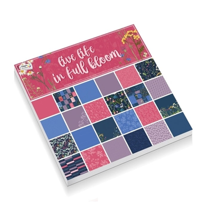 Blok kreatywny do scrapbookingu Life in full bloom 30,5 x 30,5 cm | Artmie