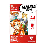 Blok Manga Layout CLAIREFONTAINE 100 g/m² A5 – A3 - 50 arkuszy