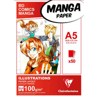 Blok Manga Layout CLAIREFONTAINE 100 g/m² A5 – A3 - 50 arkuszy