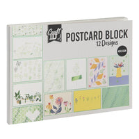 Blok do tworzenia pocztówek 17.6 x 12.5 cm 12 wzorów – Botanika
