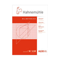 Blok papieru milimetrowego z HAHNEMÜHLE | Artmie