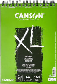 Blok rysunkowy Canson XL Dessin A4 160 g/m² 50 arkuszy na spirali