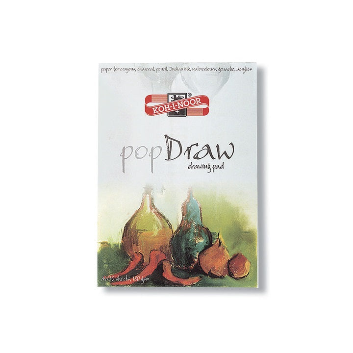 Blok rysunkowy POP DRAW Koh-I-Noor / A4, 30 arkuszy | Artmie