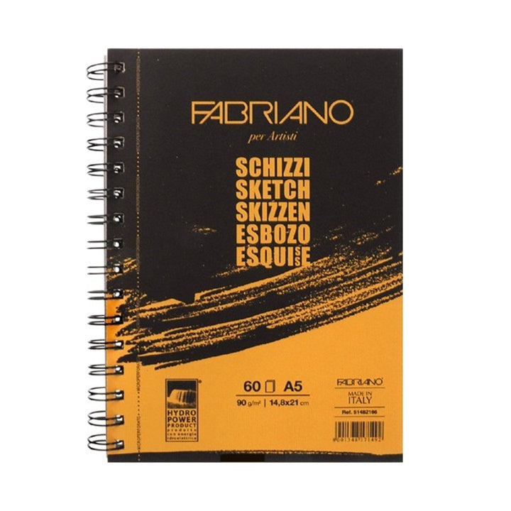 Blok szkicowy FABRIANO SKETCH w oprawie spiralnej | różne rozmiary | Artmie