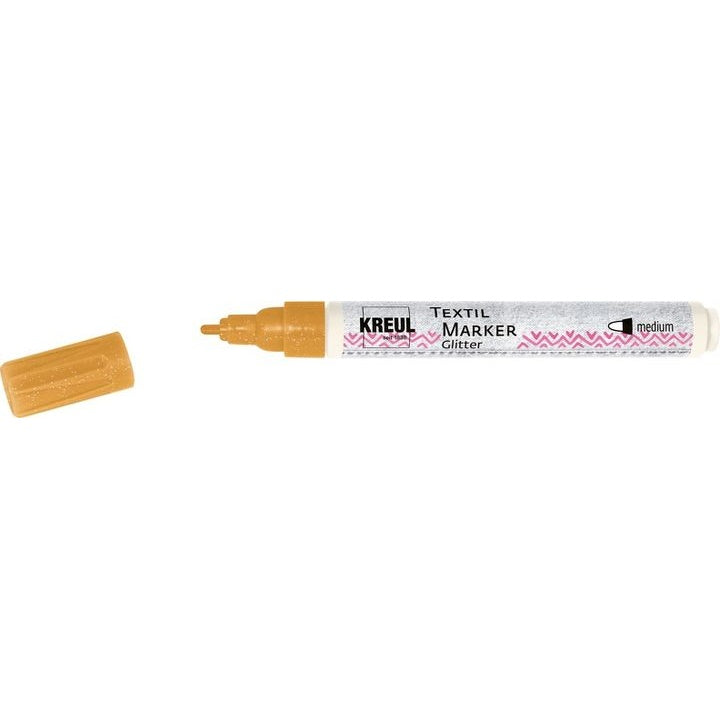 Brokatowe pisaki do tkanin Kreul medium | różne odcienie | Artmie