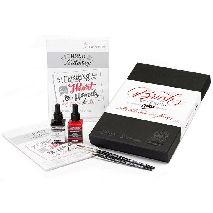 Brush Lettering box zestaw do liternictwa Schmincke | artmie.pl