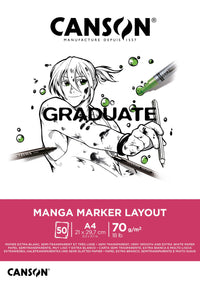 Canson Graduate Marker blok 70 g/m² 50 arkuszy A4 klejony