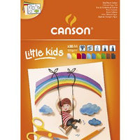 Kolorowy blok rysunkowy CANSON Kids A4 - 120 g/m², 30 arkuszy, miks 10 kolorów