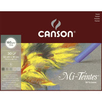 Canson Mi-Teintes klejony blok do pasteli 160 g/m² 30 arkuszy 32 x 41 cm Grey