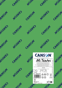 Papier do pasteli Canson Mi-Teintes A3 160 g - 10 arkuszy – Jabłkowa zieleń 475