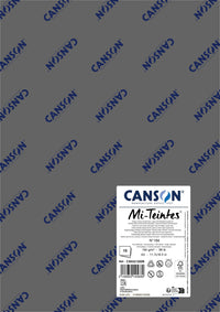 Papier do pasteli Canson Mi-Teintes A3 160 g - 10 arkuszy – Węglowy szary 184
