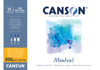 Canson Montval blok do akwareli CP 300 g 12 ark. A3 klejony