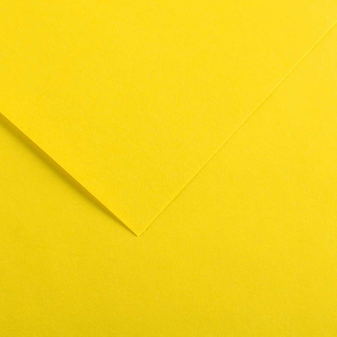 Papier kolorowy CANSON Vivaldi A3 185 g - 50 ark. – Kanarkowy żółty 4