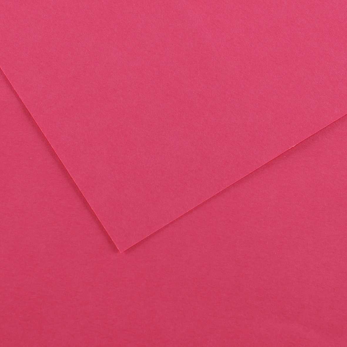 Papier kolorowy CANSON Vivaldi A3 185 g - 50 ark. – Fuksja 11