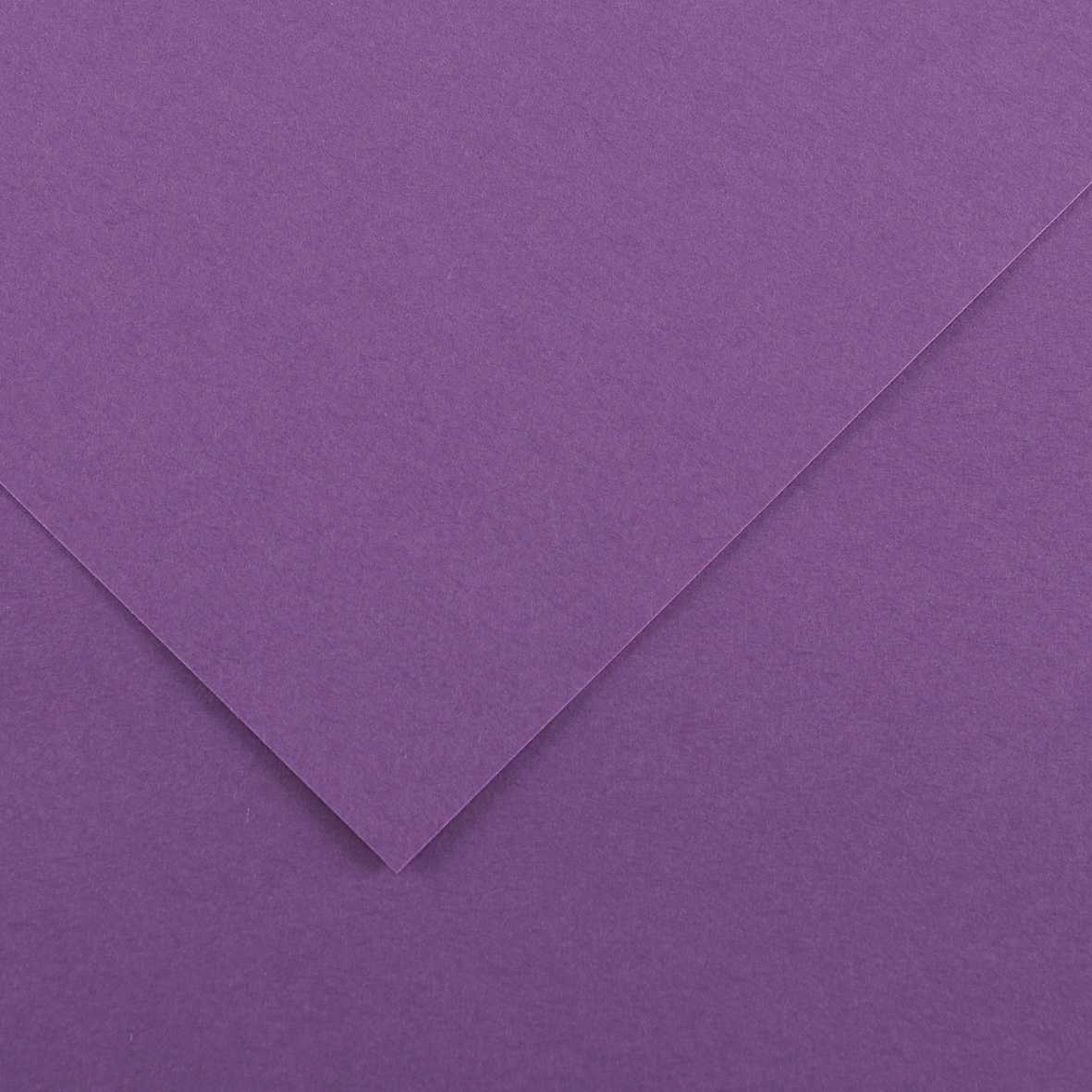 Papier kolorowy CANSON Vivaldi A3 185 g - 50 ark. – Fioletowy 18