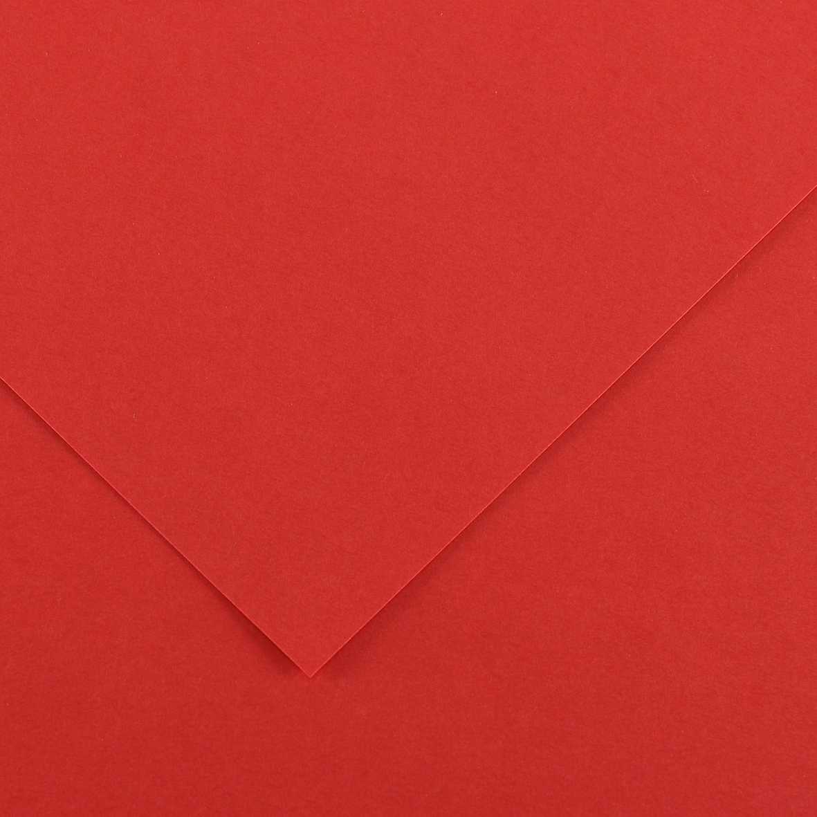 Papier kolorowy CANSON Iris Vivaldi A4 185 g - 50 arkuszy – Czerwony 15