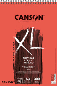 Canson XL blok do akrylu 300 g 30 arkuszy A3 na spirali