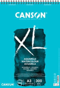 CANSON XL Aquarelle blok do akwareli 300 g/m² A3 - 30 arkuszy, spirala