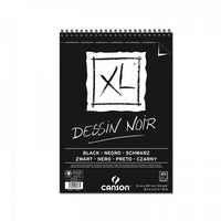 CANSON Canson XL Dessin Black szkicownik 150 g/m², 40 arkuszy, A4, na spirali