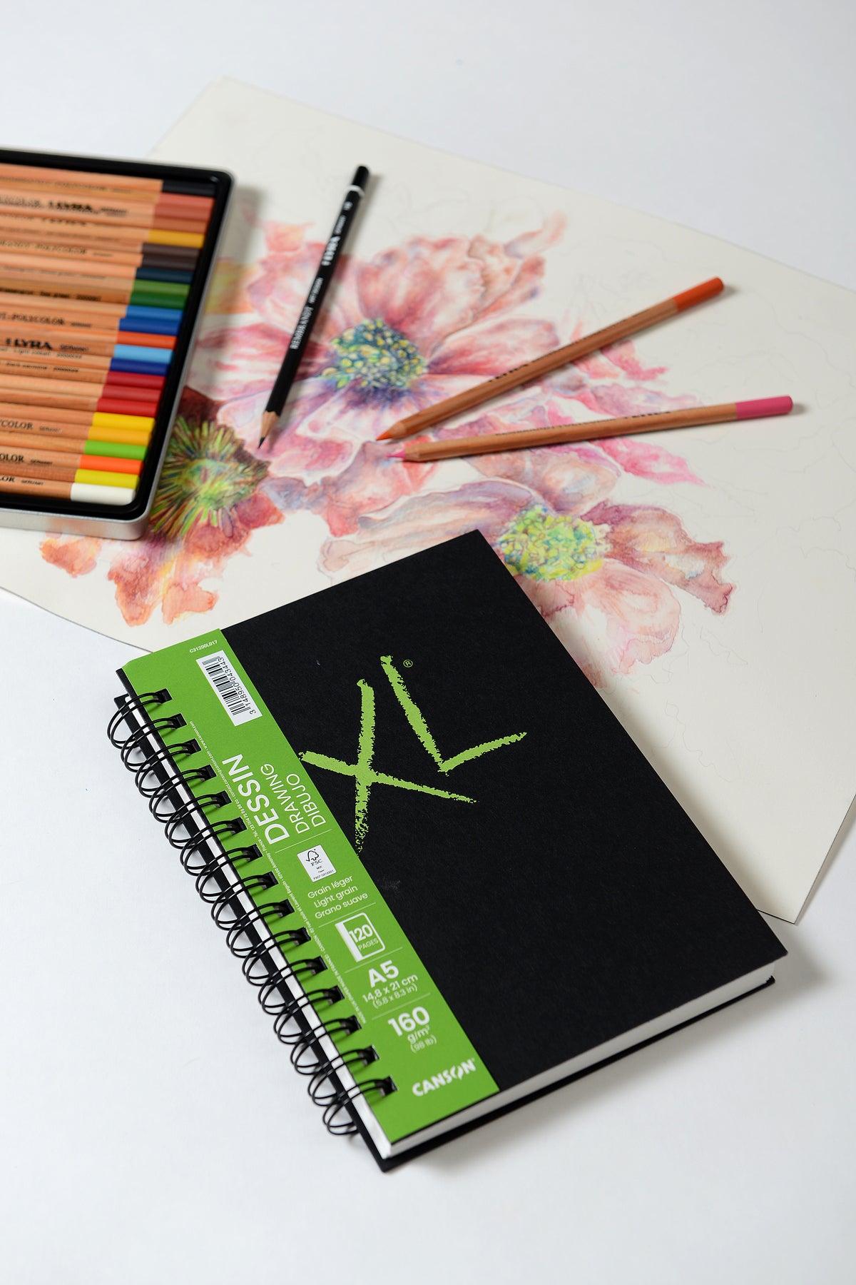 Canson XL Drawing blok do rysunku 160 g/m² 120 arkuszy A4