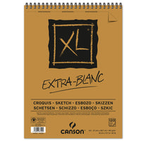 Szkicownik CANSON XL Extra Blanc 90 g/m² 120 arkuszy A4 spirala na górze