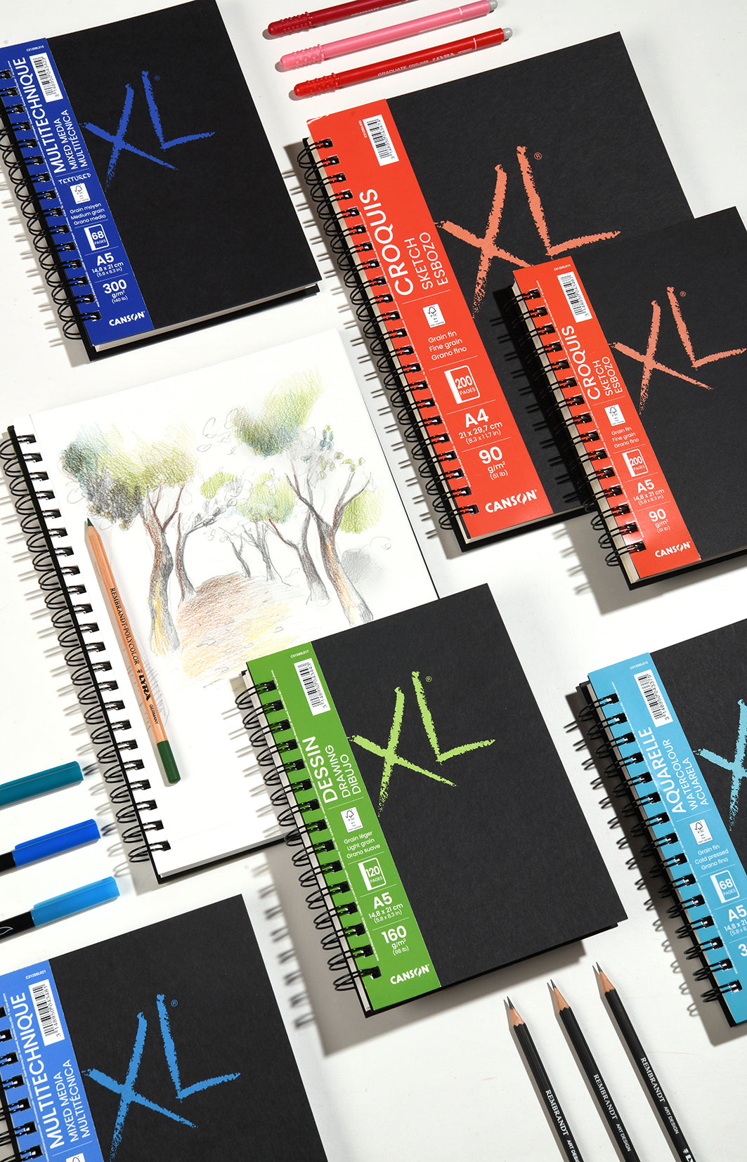 Canson XL Sketch blok do szkicowania 90 g/m² - 200 arkuszy, A5