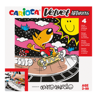 Carioca kolorowanki welurowe 4 szt. – CENTO Sport