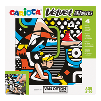 Carioca kolorowanki welurowe 4 szt. – VAN ORTON Street