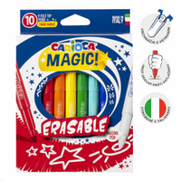 Carioca magiczne flamastry - wymazywalne, 10 szt., mix kolorów